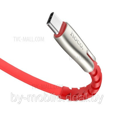 USB кабель Hoco U58 U58 Type-c для зарядки и синхронизации (красный) 1,2 метра - фото 1 - id-p143778712