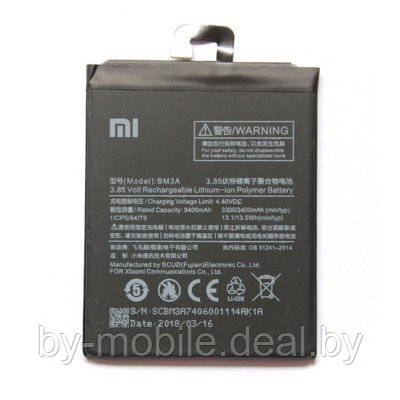 АКБ (Аккумуляторная батарея) для телефона Xiaomi Mi Note 3 (BM3A) - фото 1 - id-p107467597