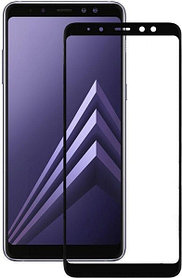 Защитное стекло Samsung Galaxy A8 2018 (черный) 5D