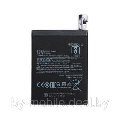 АКБ (Аккумуляторная батарея) для телефона Xiaomi Redmi Note 6 Pro (BN48) - фото 1 - id-p107801772