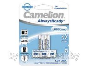 Аккумулятор Camelion 800 mAh ААА NiMh тип AAA R03 LR03 (2 шт. в одной упаковке)