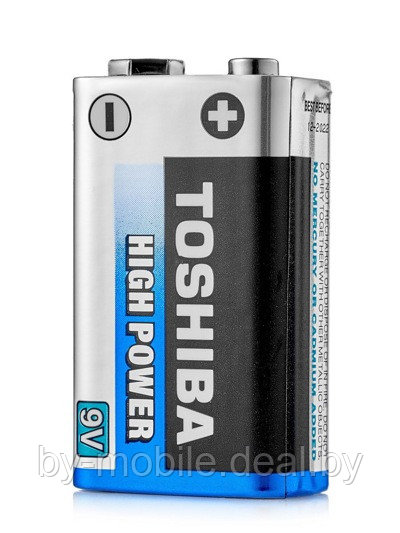 Батарея Toshiba High Power (6LR61GCP, BP-1) "КРОНА" - фото 1 - id-p148634776