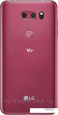Задняя крышка (стекло) для LG V30+ (розовый)