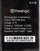 АКБ (Аккумуляторная батарея) для телефона Prestigio PAP5450BA - фото 1 - id-p9232345