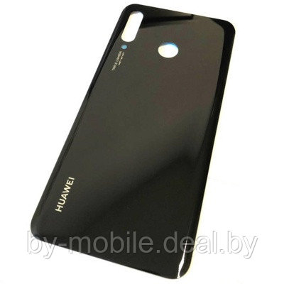 Задняя крышка (стекло) для Huawei P30 Lite MAR-LX1M (полночный черный)