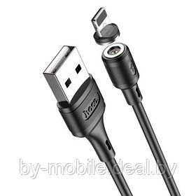 USB кабель Hoco X52 Lightning зарядка магнитная (черный) 1 метра