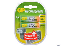 Аккумулятор GP 2700mAh АА NiMh тип AA R06 LR6 LR06 (2 шт. в одной упаковке)