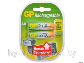 Аккумулятор GP 2700mAh АА NiMh тип AA R06 LR6 LR06 (2 шт. в одной упаковке)