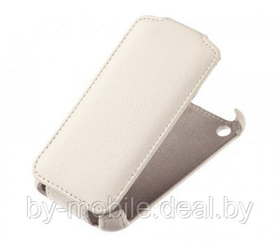 Чехол футляр-книга ACTIV Flip Leather для HTC One S (белый)