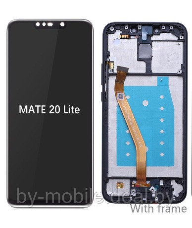 Экран (модуль) в раме Huawei Mate 20 Lite (2018) SNE-LX1 (золотой) - фото 1 - id-p192168743
