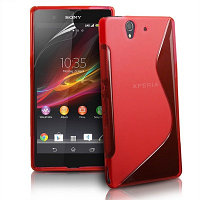 Силиконовый чехол для Sony Xperia L S36h розовый