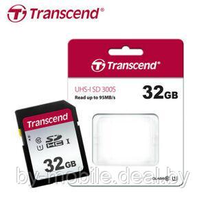 Карта памяти Transcend SD (Class 10) 300x 32GB - фото 1 - id-p164460756
