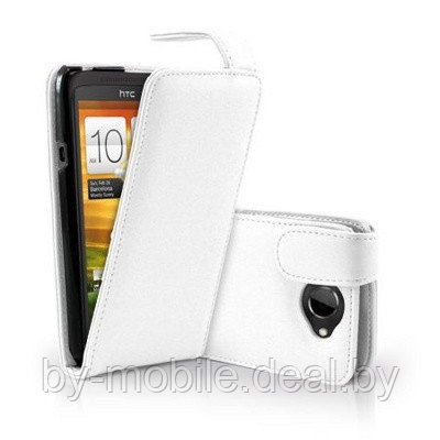 Чехол футляр-книга ACTIV кожа для HTC One X (белый) - фото 1 - id-p14212113