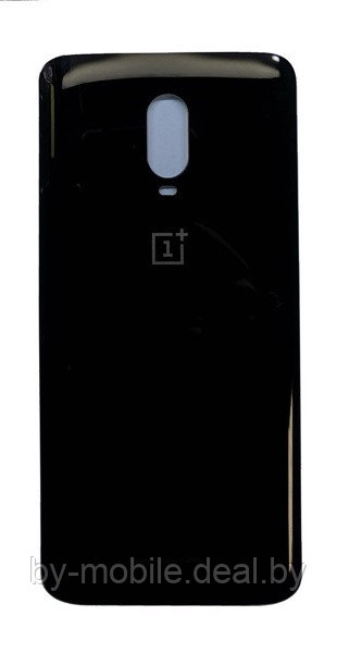 Задняя крышка (стекло) для OnePlus 6T (полночный черный)