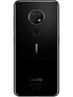 Задняя крышка (стекло) для Nokia 7.2 (черный)