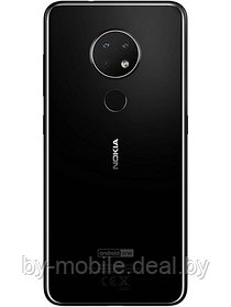 Задняя крышка (стекло) для Nokia 7.2 (черный)