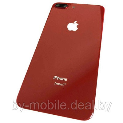 Задняя крышка (стекло) для Apple iphone 8 plus красный