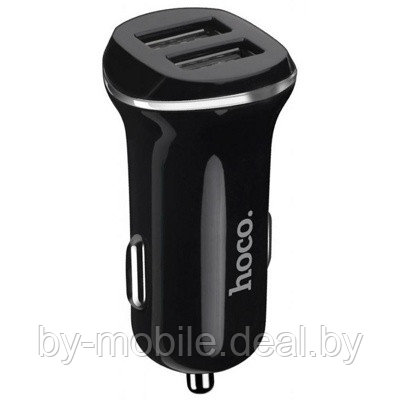 АЗУ (Автомобильное зарядное устройство) Hoco Z1 USB,1A, 2,1 A чёрный - фото 1 - id-p117214404