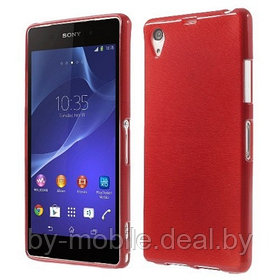 Силиконовый чехол для Sony Xperia Z2 красный