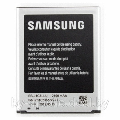 АКБ (Аккумуляторная батарея) для телефона Samsung i9300 Galaxy S III (EB-L1G6LLU) оригинал - фото 1 - id-p67596212