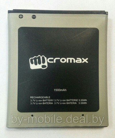 АКБ (Аккумуляторная батарея) для телефона Micromax Canvas Engage A09 - фото 1 - id-p68679536