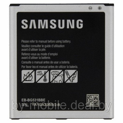 АКБ (Аккумуляторная батарея) для телефона Samsung Galaxy J3, J5 (EB-BG531BBE) оригинал - фото 1 - id-p77108841