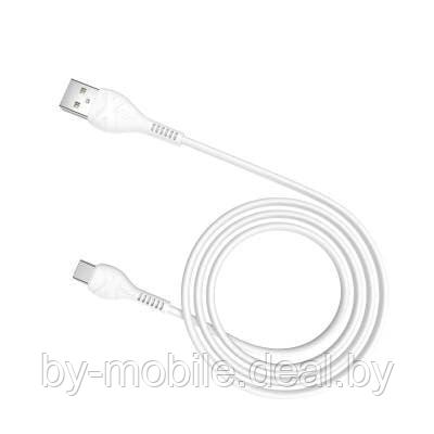 USB кабель Hoco x37 micro-usb для зарядки и синхронизации (белый) - фото 1 - id-p117601030