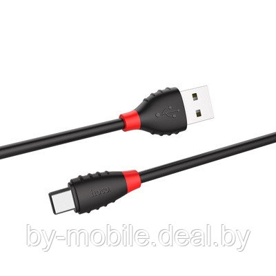 USB кабель Hoco x27 micro-usb для зарядки и синхронизации (черный) - фото 1 - id-p117648006