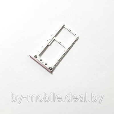 Cим-лоток (Sim-слот) для Xiaomi Redmi Note 5, note 5 PRO розовый - фото 1 - id-p182760178
