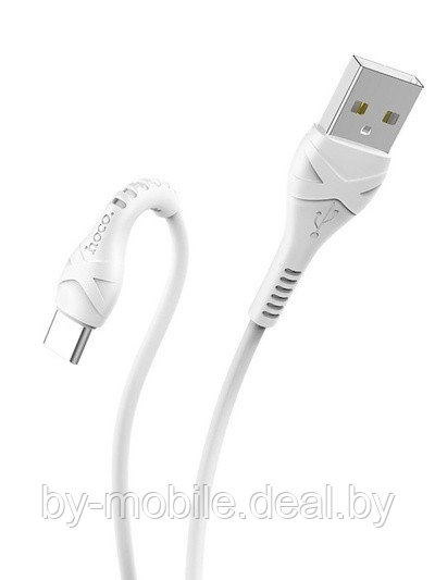 USB кабель Hoco x40 micro-usb для зарядки и синхронизации (белый) - фото 1 - id-p117648002