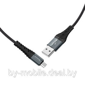 USB кабель Hoco x38 micro-usb для зарядки и синхронизации (черный)