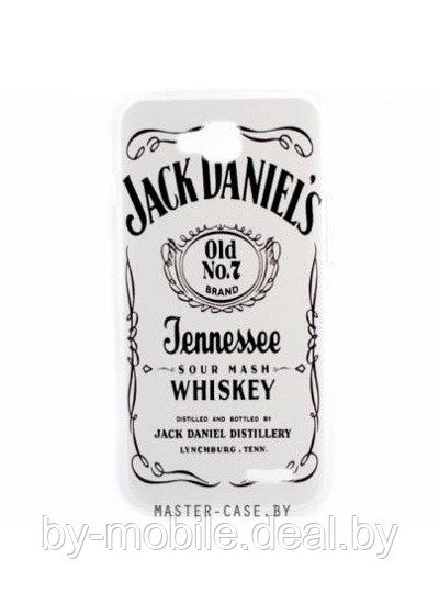 Пластиковый чехол накладка для LG L90 "Jack Daniels"