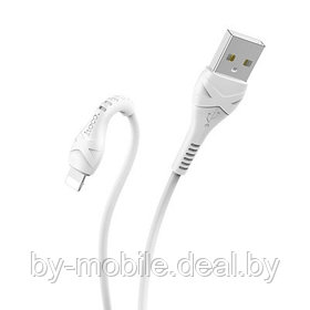 USB кабель Hoco X37 Lightning для зарядки и синхронизации (белый) 1 метра