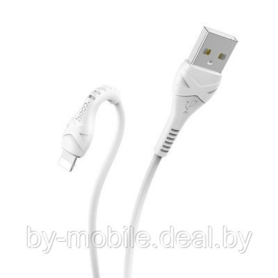 USB кабель Hoco X37 Lightning для зарядки и синхронизации (белый) 1 метра - фото 1 - id-p117732895