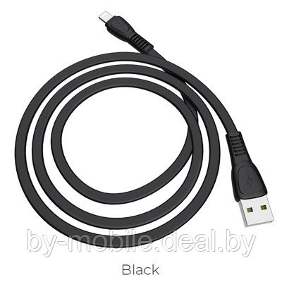 USB кабель Hoco X40 Lightning для зарядки и синхронизации (черный) 1 метра