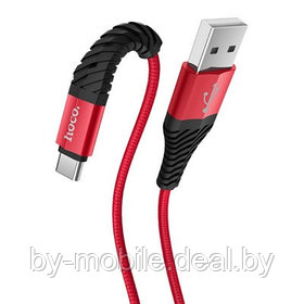 USB кабель Hoco X38 Type-C для зарядки и синхронизации (красный) 1 метра