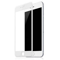 Защитное стекло Apple iPhone 7 plus (белый) 5D