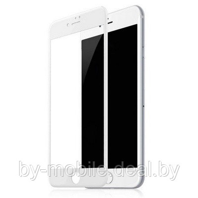 Защитное стекло Apple iPhone 7 plus (белый) 5D - фото 1 - id-p117824091