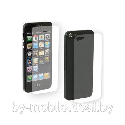 Защитная пленка для Apple iPhone 5 ( глянцевая ) На экран и крышку - фото 1 - id-p22366743