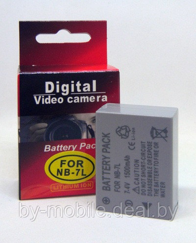 АКБ (Аккумуляторная батарея) для фотоаппаратов Canon NB-7L - фото 1 - id-p77109542