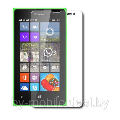 Защитная пленка для Microsoft Lumia 435 , Lumia 435 Dual SIM ( глянцевая ) - фото 1 - id-p22425213