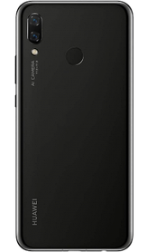 Задняя крышка (стекло) для Huawei Nova 3 PAR-LX1 (черный)