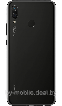 Задняя крышка (стекло) для Huawei Nova 3 PAR-LX1 (черный) - фото 1 - id-p119522715