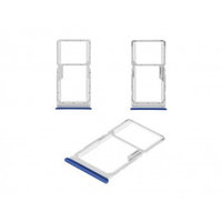 Cим-лоток (Sim-слот) Xiaomi Redmi Note 6 PRO синий