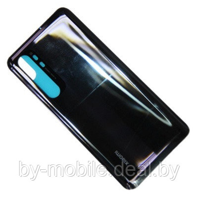 Задняя крышка (стекло) для Xiaomi Mi Note 10 Lite международная версия (черный) - фото 1 - id-p177831471