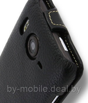 Чехол книжка valenta HTC Desire HD чёрный (кожа) - фото 1 - id-p36283455