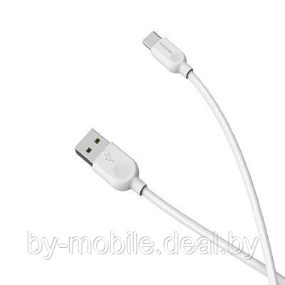 USB кабель Borofone Bx14 Type-C для зарядки и синхронизации (белый) 1 метра - фото 1 - id-p120352570