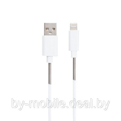 USB кабель Borofone Bx14 Lightning для зарядки и синхронизации (белый) 1 метра - фото 1 - id-p120388863