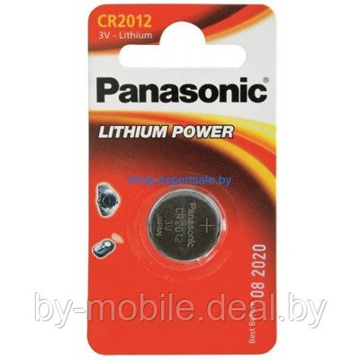 Батарейка Panasonic CR2012 CR-2012EL/1B - фото 1 - id-p120813553