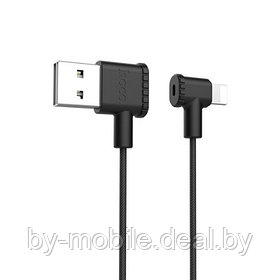 USB кабель Hoco X28 Lightning для зарядки и синхронизации (черный) 1,2 метра